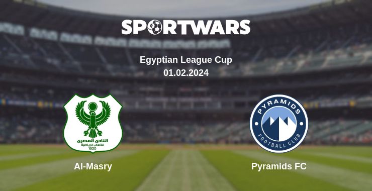 Where to watch the match Al-Masry - Pyramids FC