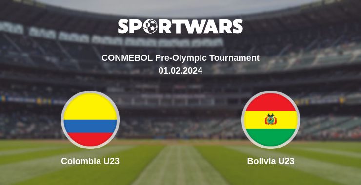 Where to watch the match Colombia U23 - Bolivia U23