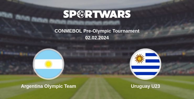 Where to watch the match Argentina Olympic Team - Uruguay U23