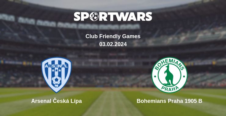 Where to watch the match Arsenal Česká Lípa - Bohemians Praha 1905 B