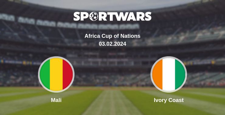 Where to watch the match Mali - Ivory Coast