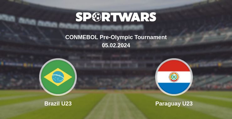 Where to watch the match Brazil U23 - Paraguay U23