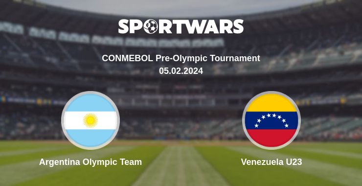 Where to watch the match Argentina Olympic Team - Venezuela U23