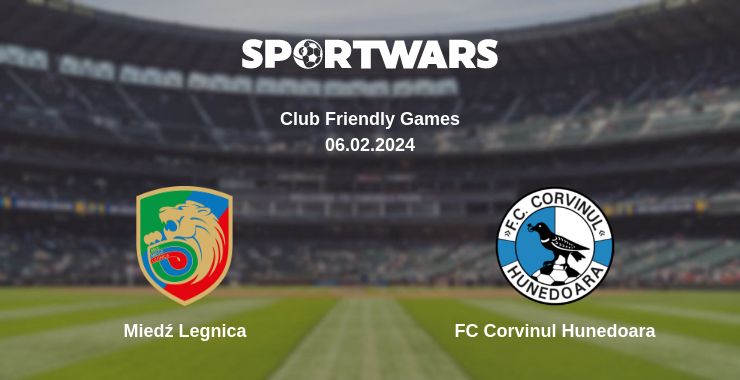 Where to watch the match Miedź Legnica - FC Corvinul Hunedoara