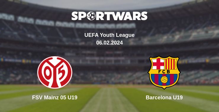 Where to watch the match FSV Mainz 05 U19 - Barcelona U19