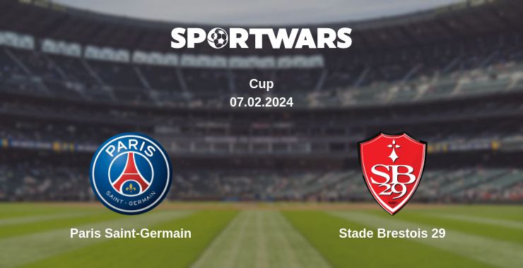 Where to watch the match Paris Saint-Germain - Stade Brestois 29