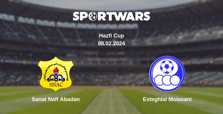 Where to watch the match Sanat Naft Abadan - Esteghlal Molasani