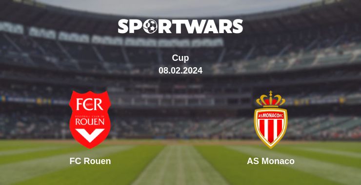 Where to watch the match FC Rouen - AS Monaco