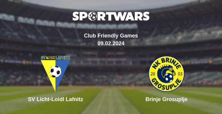 Where to watch the match SV Licht-Loidl Lafnitz - Brinje Grosuplje