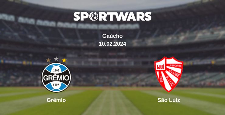 Where to watch the match Grêmio - São Luiz