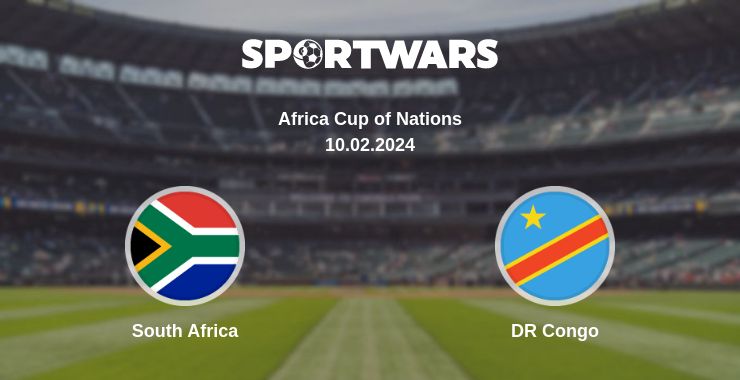 Where to watch the match South Africa - DR Congo