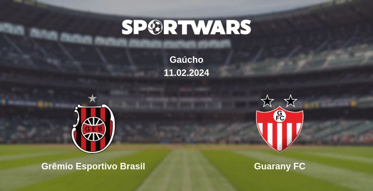 Where to watch the match Grêmio Esportivo Brasil - Guarany FC