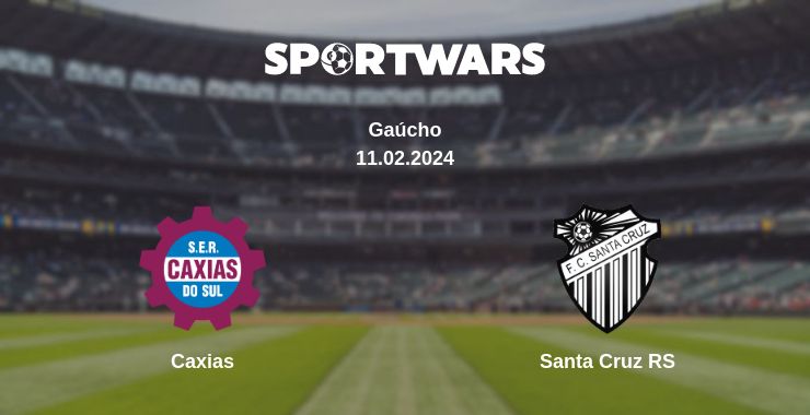 Where to watch the match Caxias - Santa Cruz RS