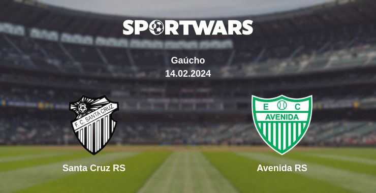 Where to watch the match Santa Cruz RS - Avenida RS