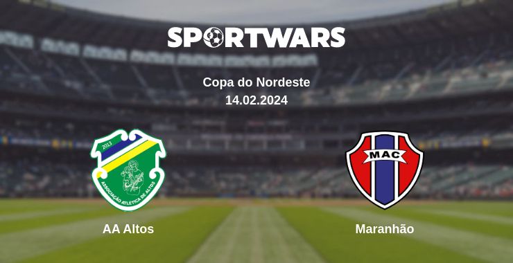 Where to watch the match AA Altos - Maranhão