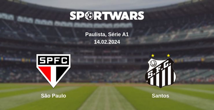 Where to watch the match São Paulo - Santos