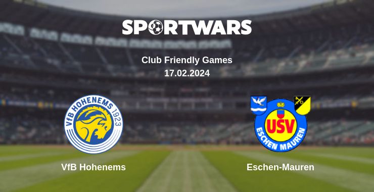 Where to watch the match VfB Hohenems - Eschen-Mauren