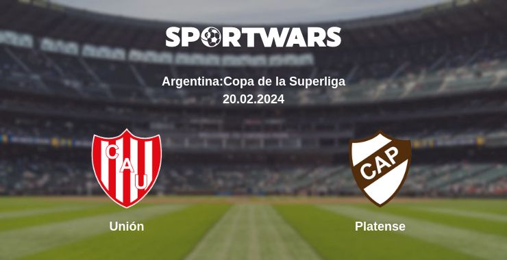 Where to watch the match Unión - Platense