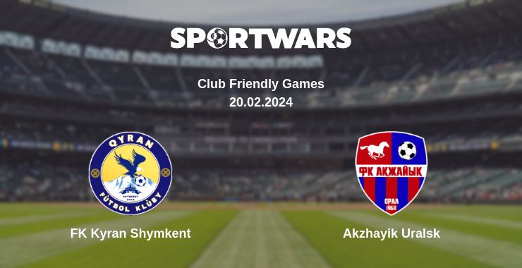 Where to watch the match FK Kyran Shymkent - Akzhayik Uralsk