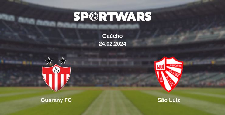 Where to watch the match Guarany FC - São Luiz