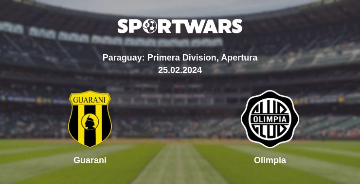 Where to watch the match Guarani - Olimpia