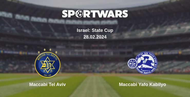 Where to watch the match Maccabi Tel Aviv - Maccabi Yafo Kabilyo