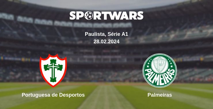 Where to watch the match Portuguesa de Desportos - Palmeiras