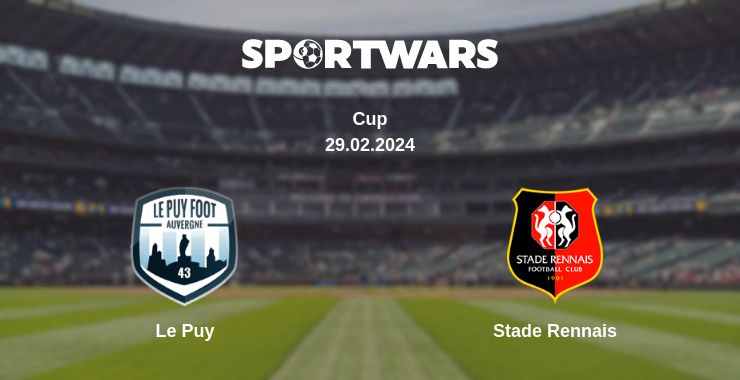 Where to watch the match Le Puy - Stade Rennais