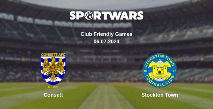 Where to watch the match Consett - Stockton Town