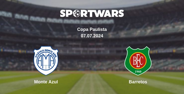 Where to watch the match Monte Azul - Barretos