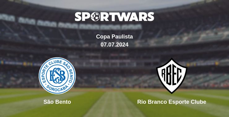 Where to watch the match São Bento - Rio Branco Esporte Clube