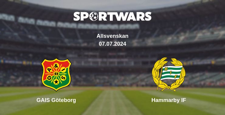 Where to watch the match GAIS Göteborg - Hammarby IF