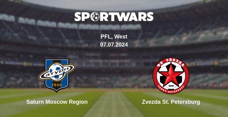 Where to watch the match Saturn Moscow Region - Zvezda St. Petersburg