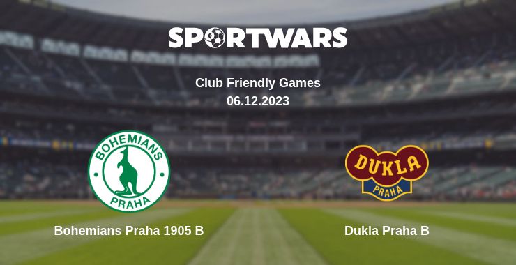 Where to watch the match Bohemians Praha 1905 B - Dukla Praha B