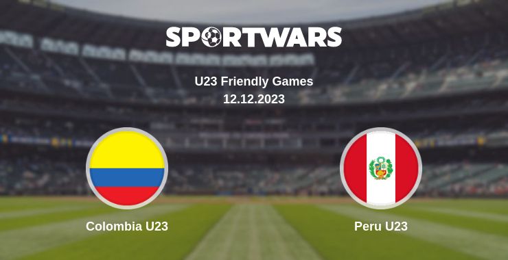 Where to watch the match Colombia U23 - Peru U23