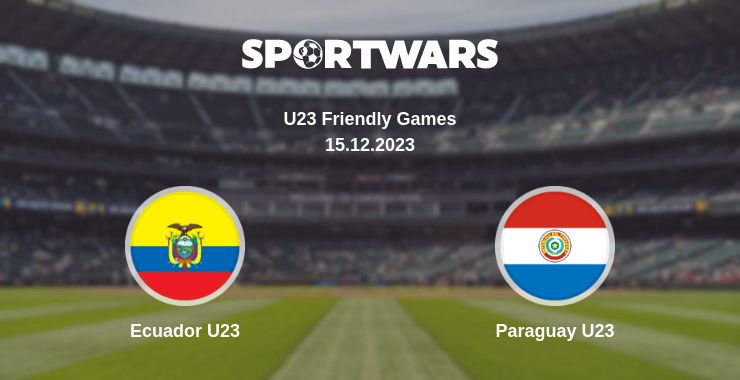 Where to watch the match Ecuador U23 - Paraguay U23