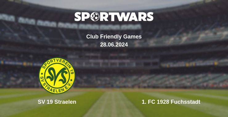 Where to watch the match SV 19 Straelen - 1. FC 1928 Fuchsstadt