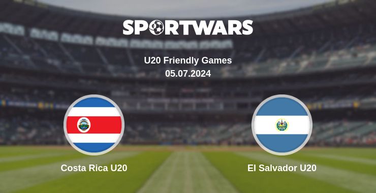 Where to watch the match Costa Rica U20 - El Salvador U20