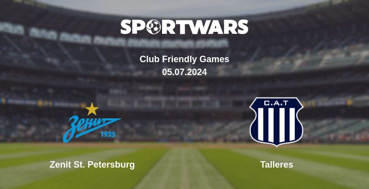 Where to watch the match Zenit St. Petersburg - Talleres