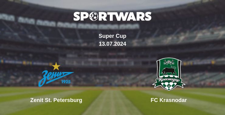 Where to watch the match Zenit St. Petersburg - FC Krasnodar