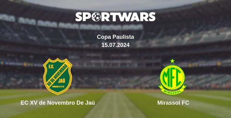 Where to watch the match EC XV de Novembro De Jaú - Mirassol FC