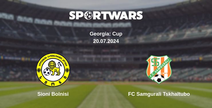 Where to watch the match Sioni Bolnisi - FC Samgurali Tskhaltubo