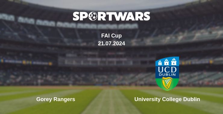 Where to watch the match Gorey Rangers - University College Dublin