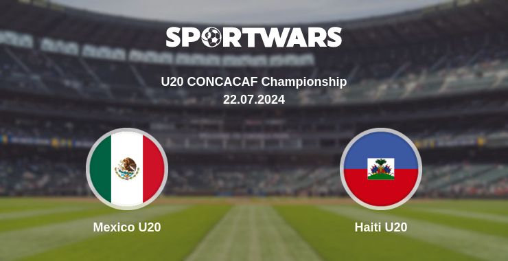 Where to watch the match Mexico U20 - Haiti U20