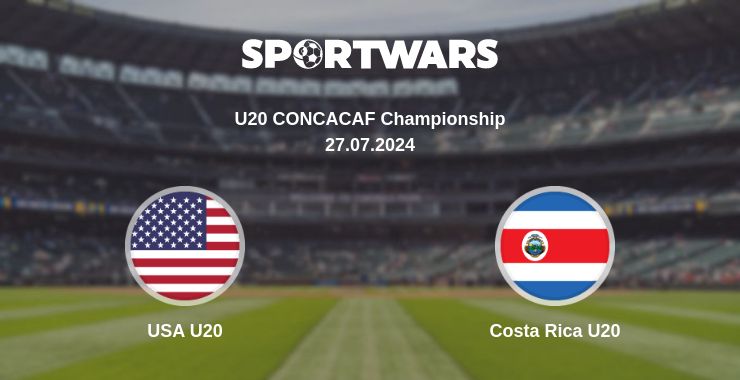 Where to watch the match USA U20 - Costa Rica U20