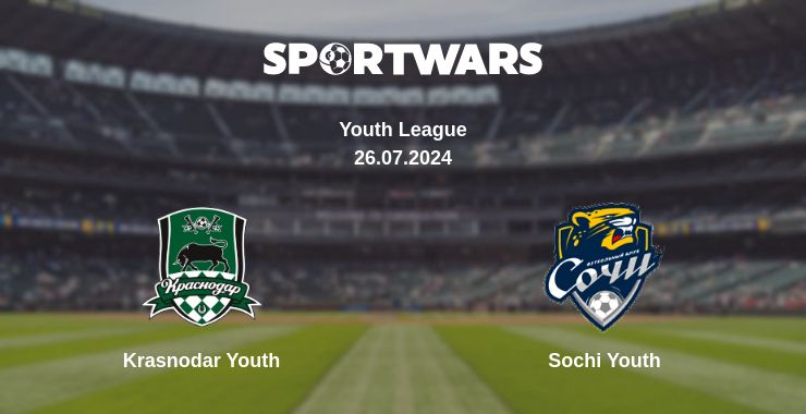 Where to watch the match Krasnodar Youth - Sochi Youth