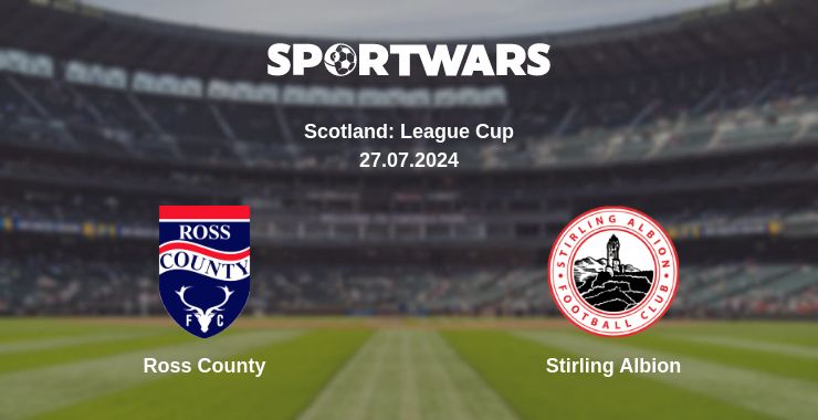 Where to watch the match Ross County - Stirling Albion