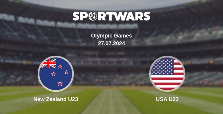 Where to watch the match New Zealand U23 - USA U23