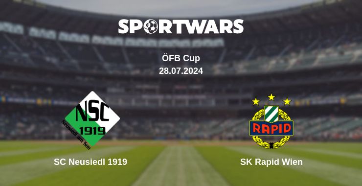 Where to watch the match SC Neusiedl 1919 - SK Rapid Wien