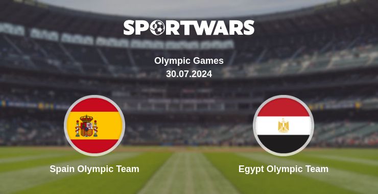 Where to watch the match Spain Olympic Team - Egypt Olympic Team